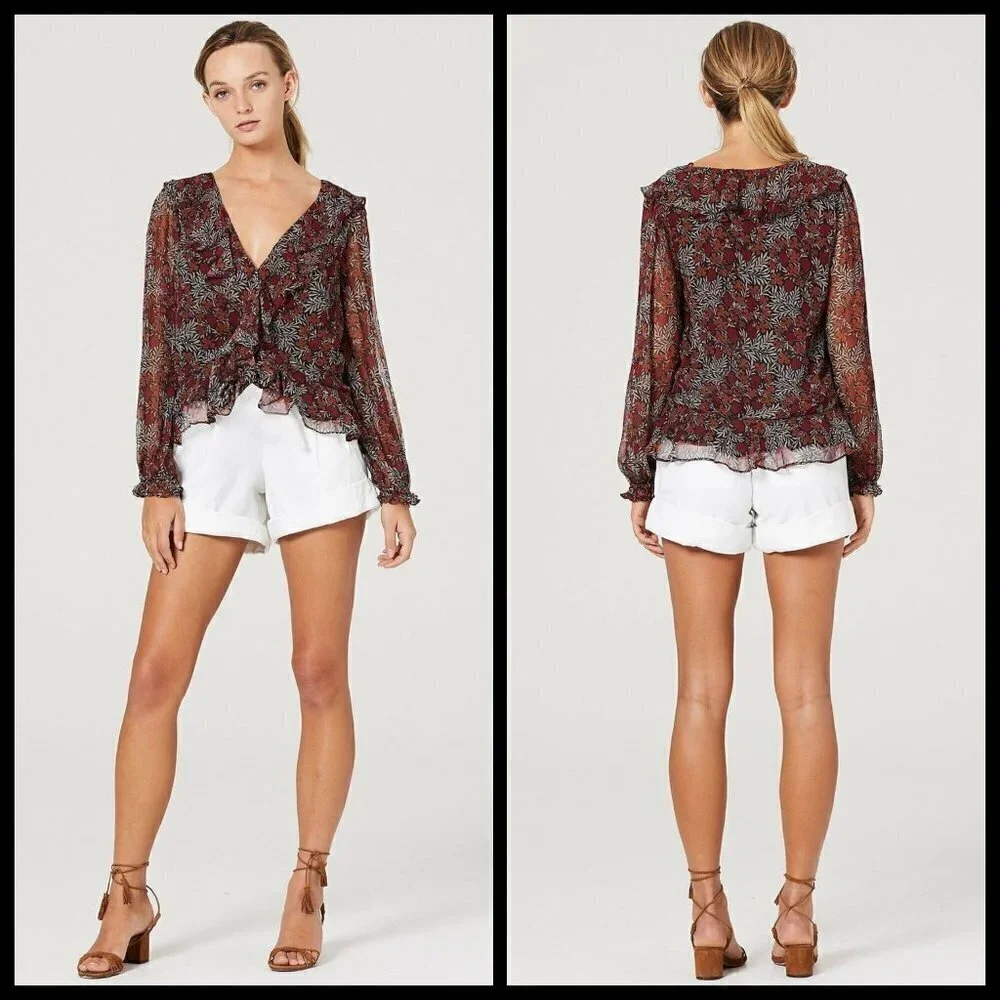 💕STEVIE MAY💕 Patience Top Kimono Garden